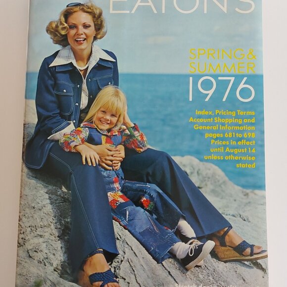 EATON'S 1976 Spring & Summer CATALOG - w/sleeve VG Con 698 Pages Vintage CANADA - Picture 1 of 12